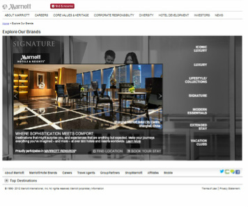 example of homepage